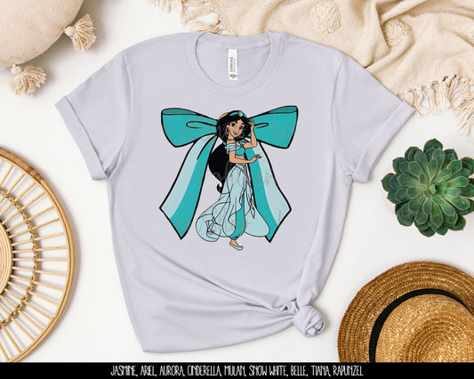 Princess Jasmine Bow Graphic Tee