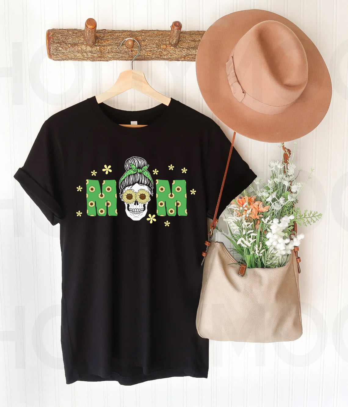 Mom Skeleton Graphic Tee