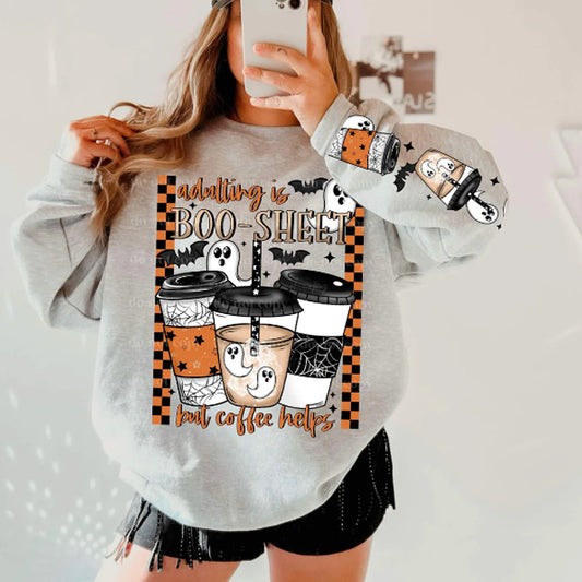 Adulting is Boo Sheet Graphic Tee