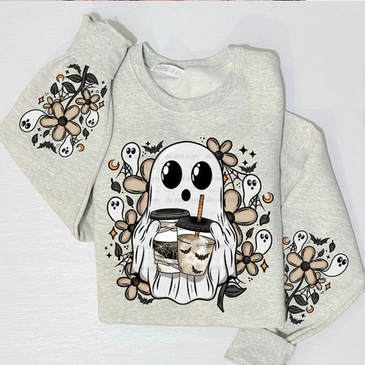 Iced Coffee Ghost Graphic Tee
