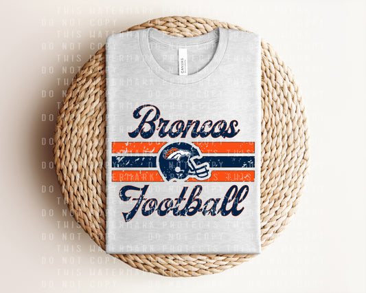 Broncos Football Graphic Tee