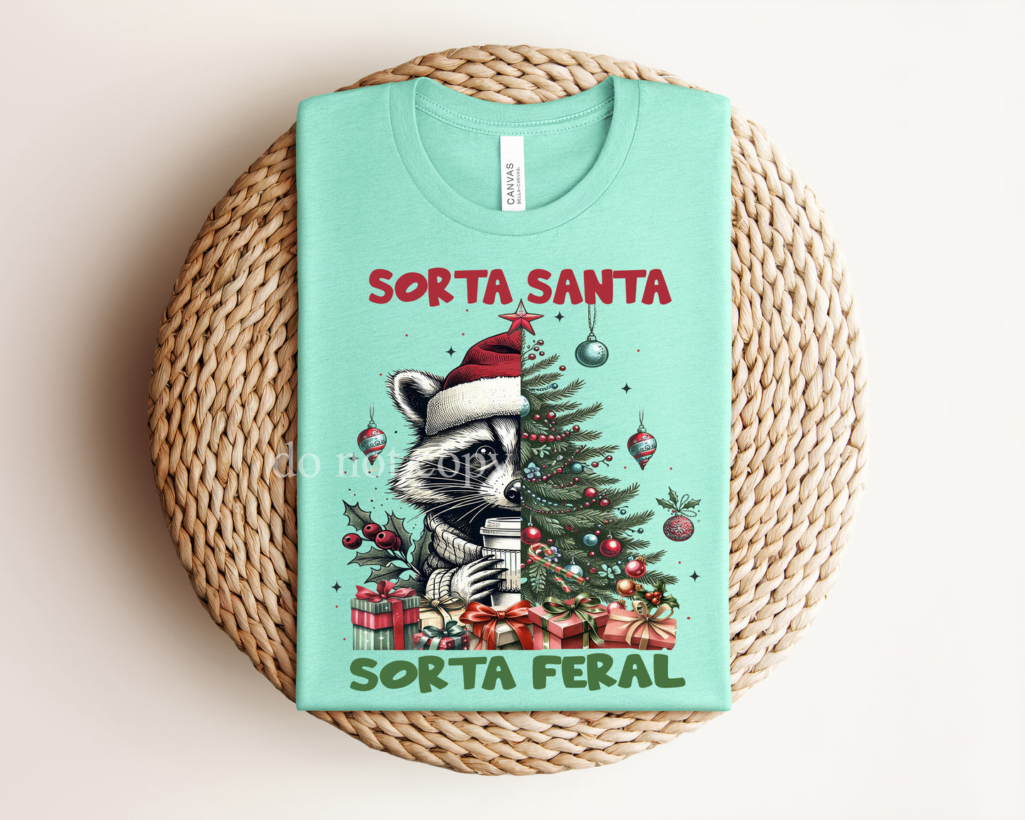 Sorta Santa Sorta Feral Graphic Tee