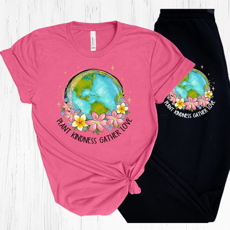 Plant Kindness Gather Love Graphic Tee Graphic Tee