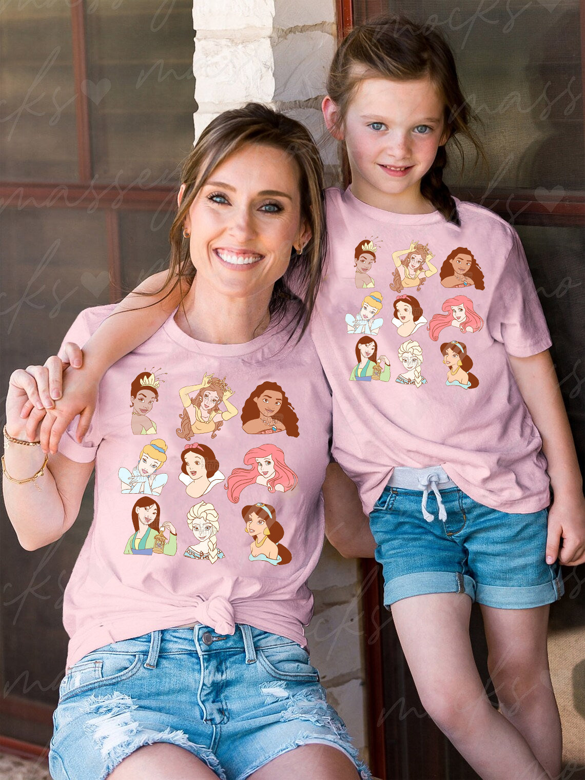 Princess Collage Graphic Tee