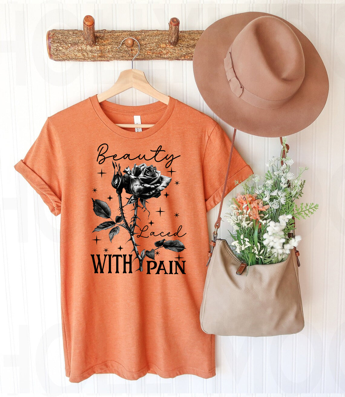 Beauty Laced with Pain Graphic Tee