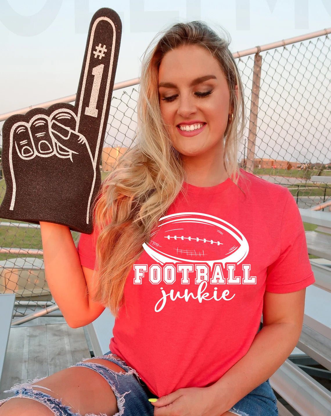 Football Junkie Graphic Tee