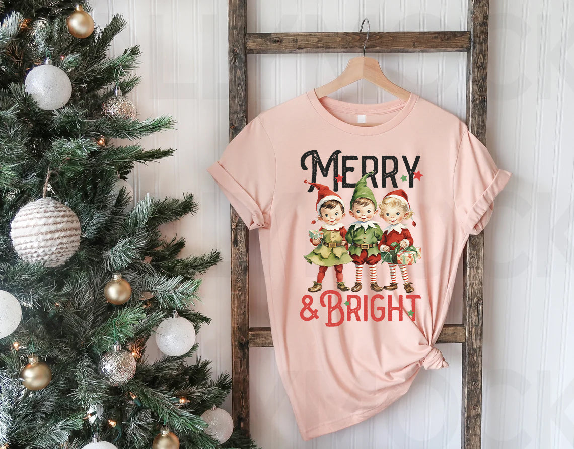 Merry & Bright Graphic Tee