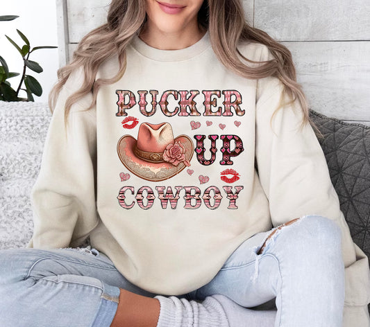 Pucker Up Cowboy Graphic Tee