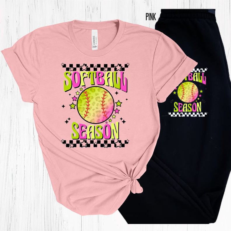 Softball Season Graphic Tee Graphic Tee
