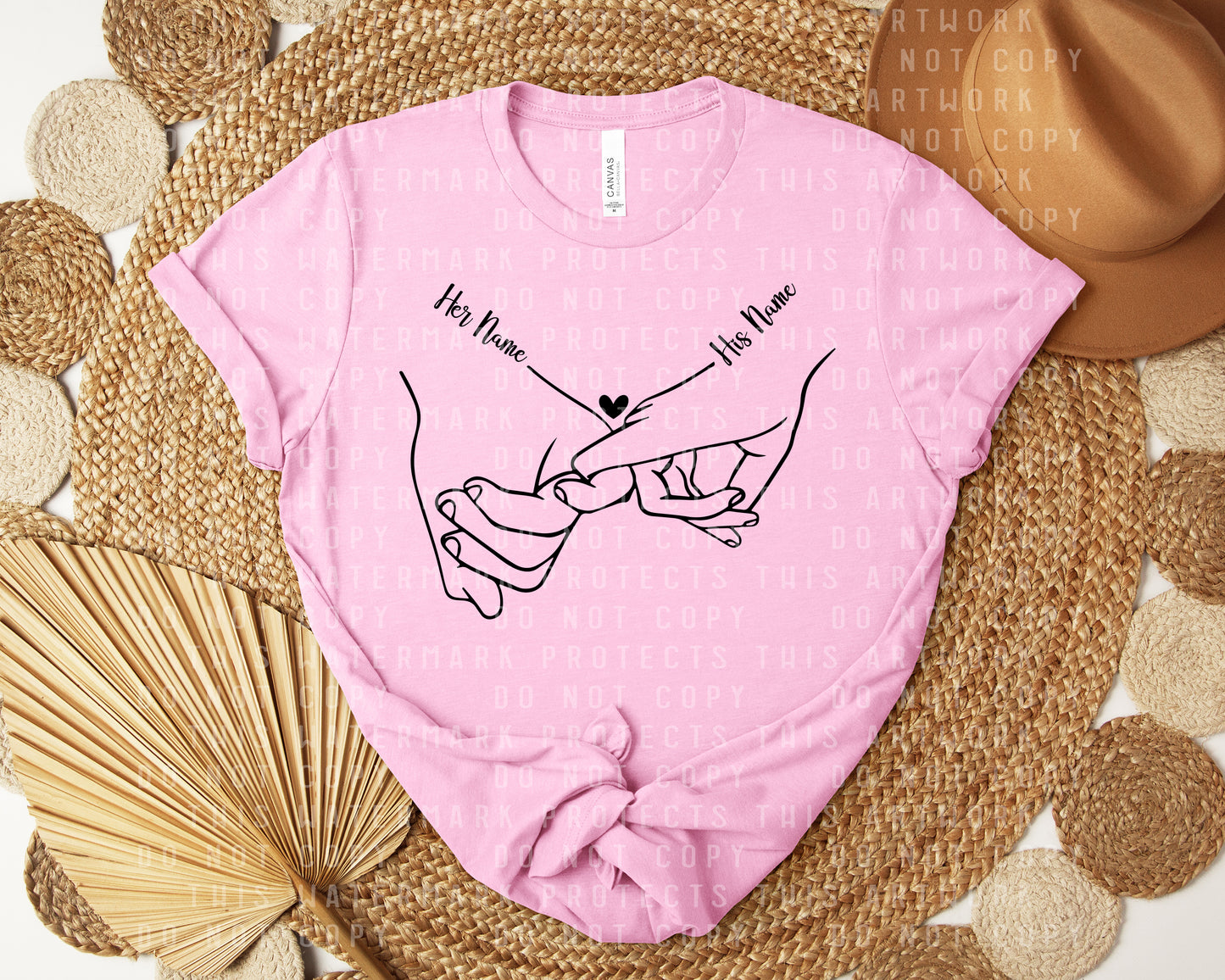 Holding Hands Graphic Tee