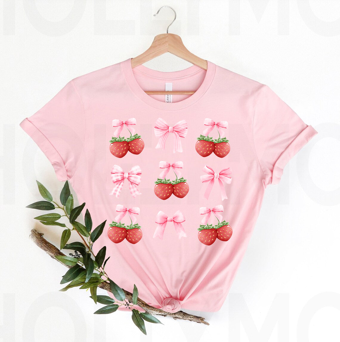 Coquette Strawberries Graphic Tee