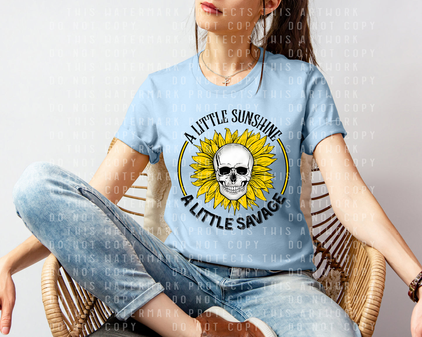 A Little Sunshine A Little Savage Graphic Tee