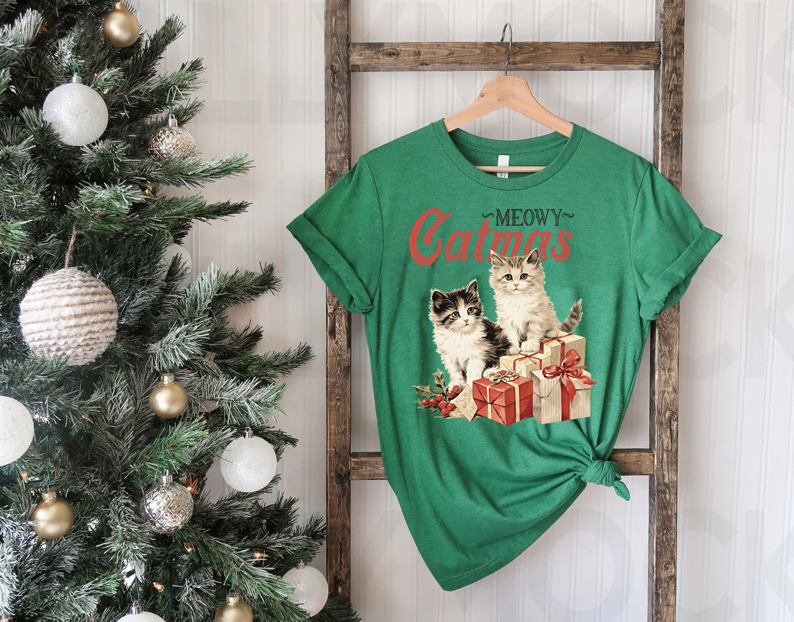 Meowy Catmas Graphic Tee