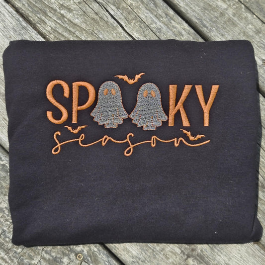 Spooky Season Embroidered Shirt