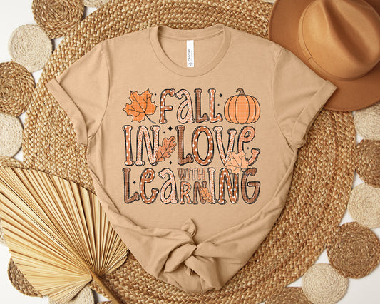 Fall in Love with Learning Graphic Tee