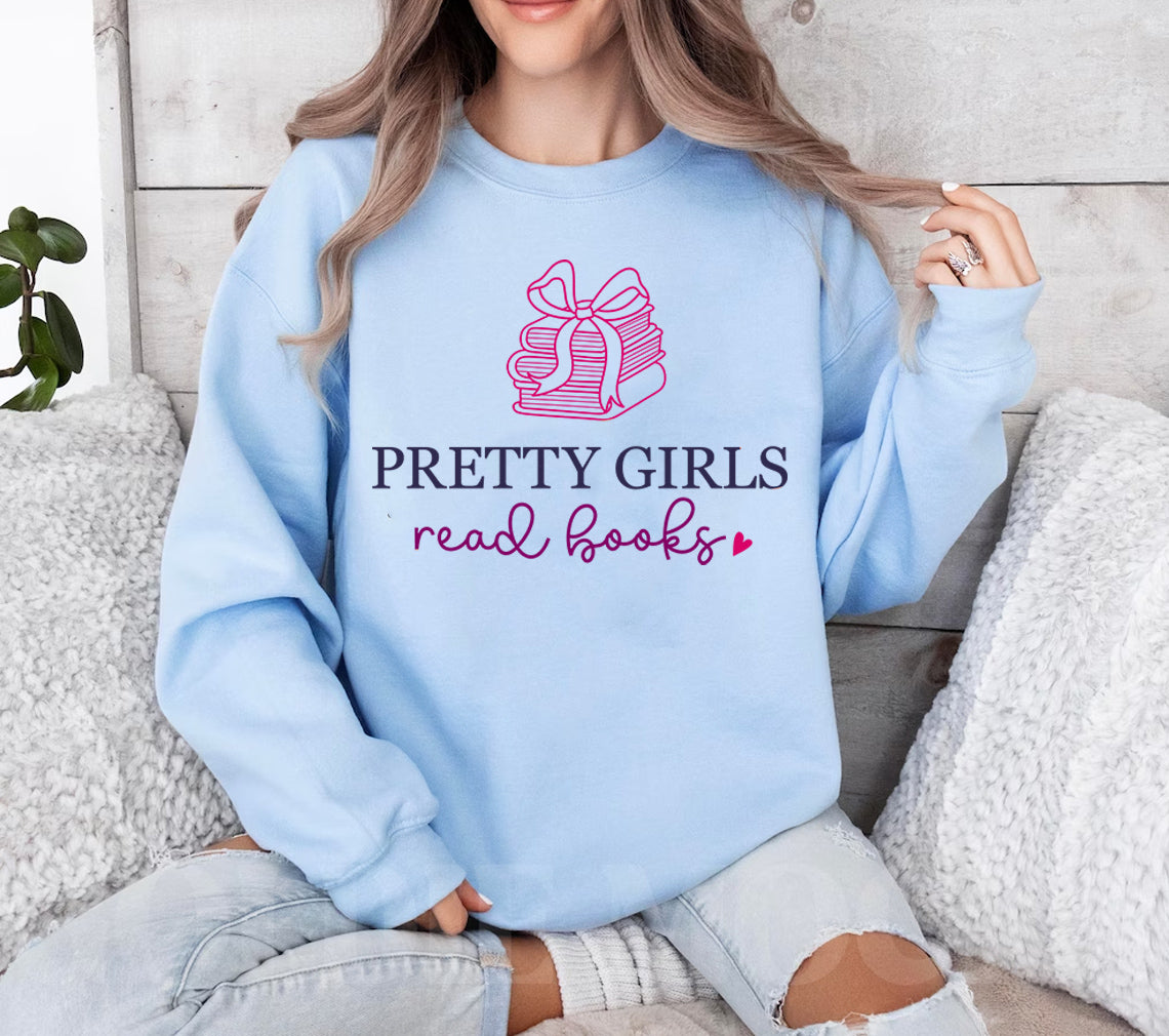 Pretty Girls Read Books Graphic Tee