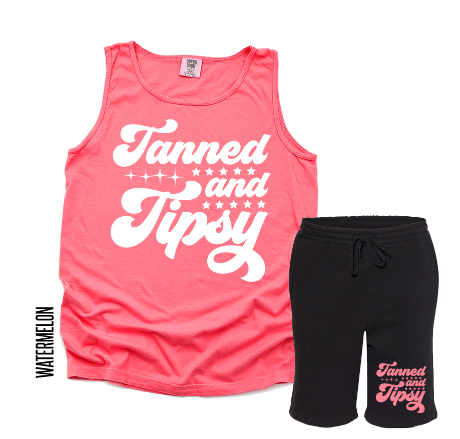 Tanned and Tipsy Graphic Tee