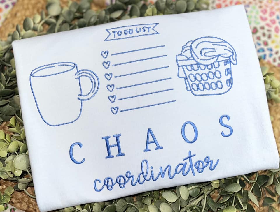 Chaos Coordinator Embroidered Shirt