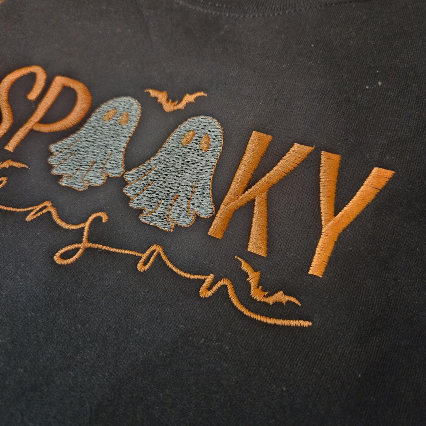 Spooky Season Embroidered Shirt