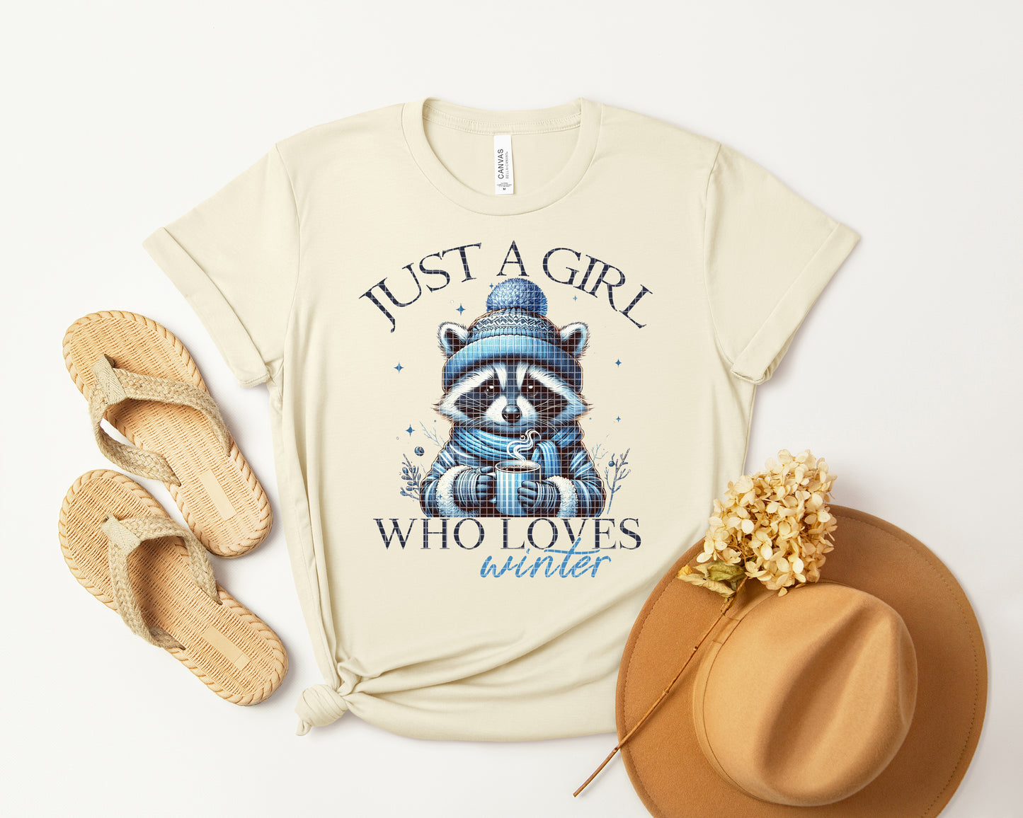 Just a Girl Who Loves Winter Graphic Tee