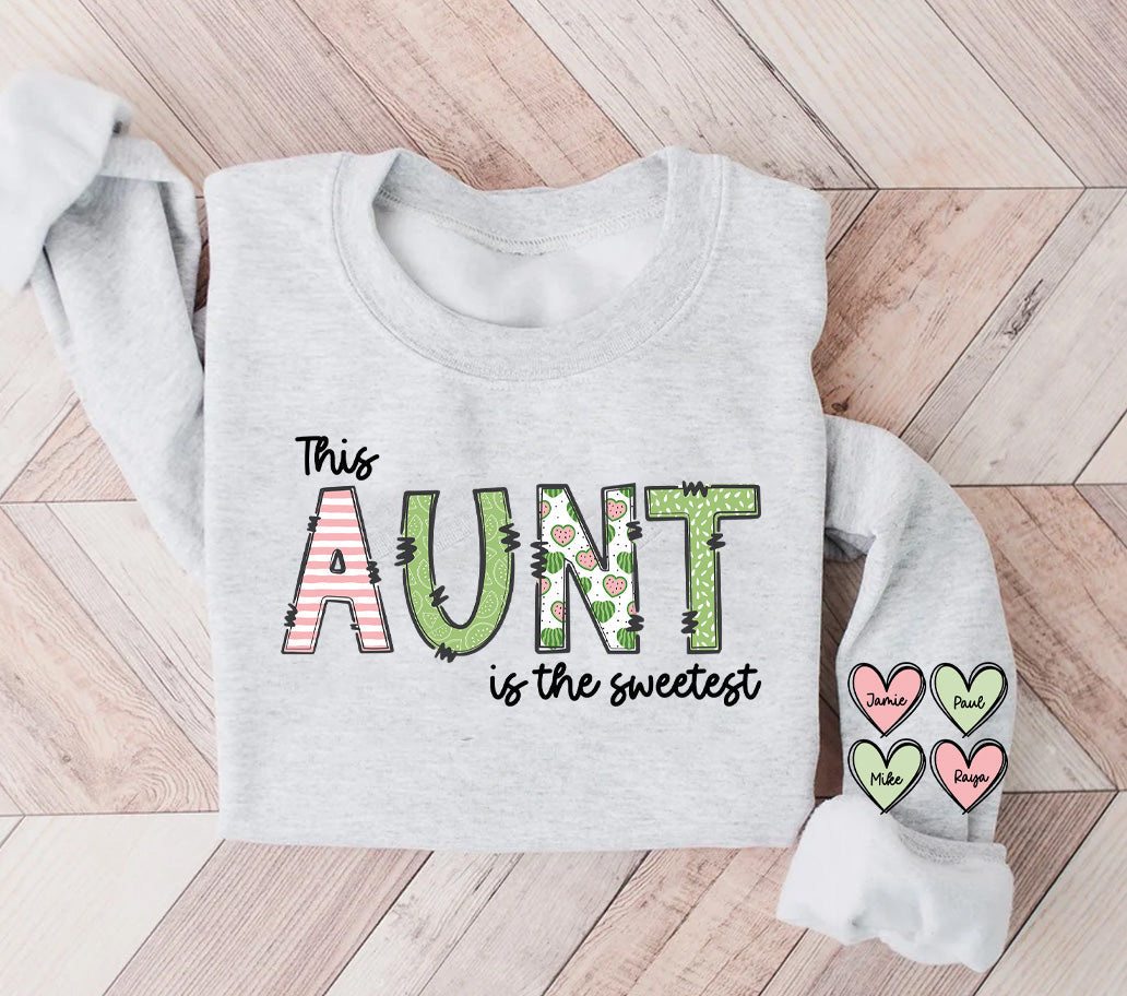 This Aunt Is The Sweetest Graphic Tee Graphic Tee