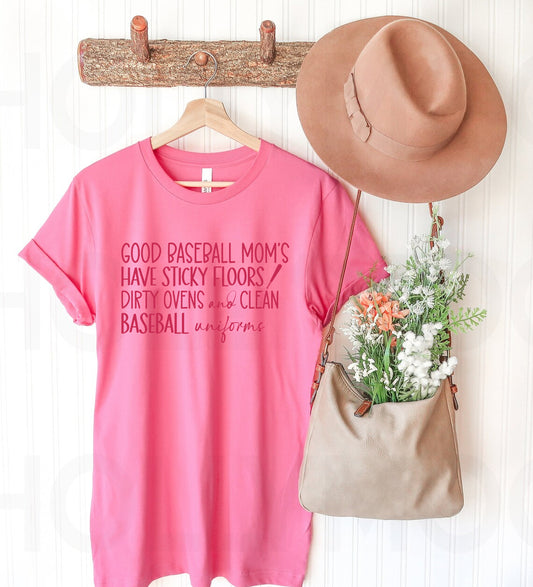 Good Baseball Moms Graphic Tee
