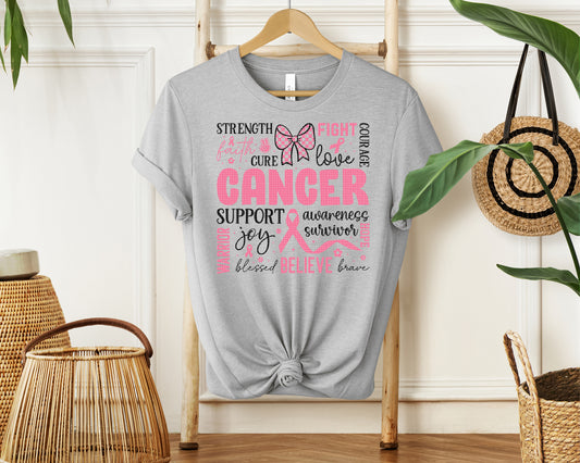 Strength Fight Cancer Graphic Tee