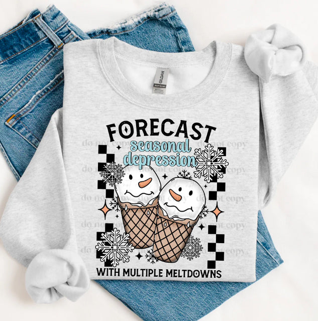 Forecast Seasonal Depression Graphic Tee