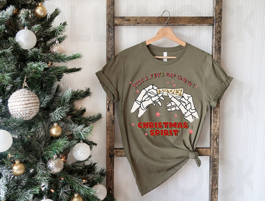 Rolling Up Some Christmas Spirit Graphic Tee