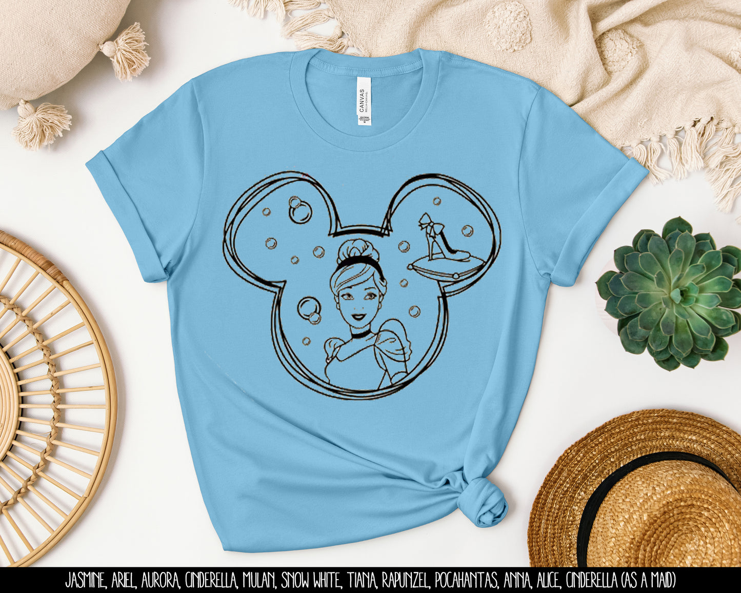 Cinderella Mouse Graphic Tee