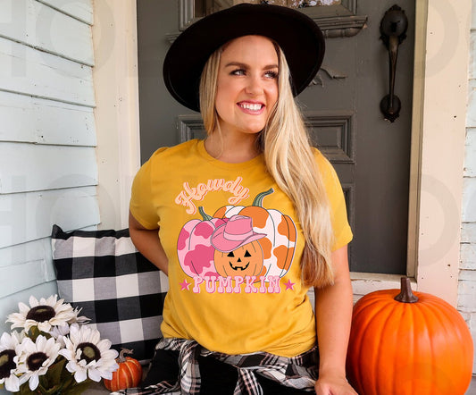 Howdy Pumpkin Graphic Tee