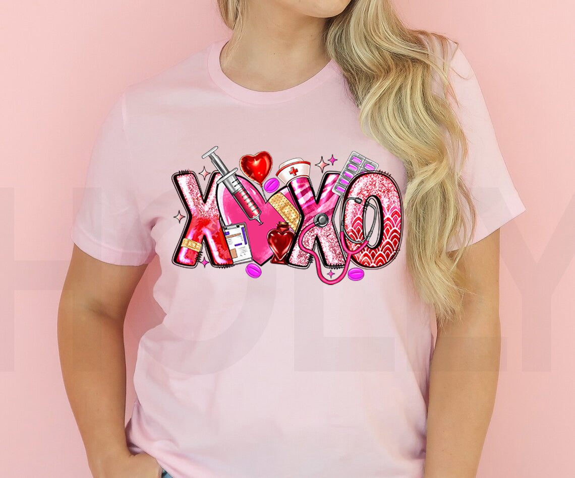 XOXO Nurse Graphic Tee