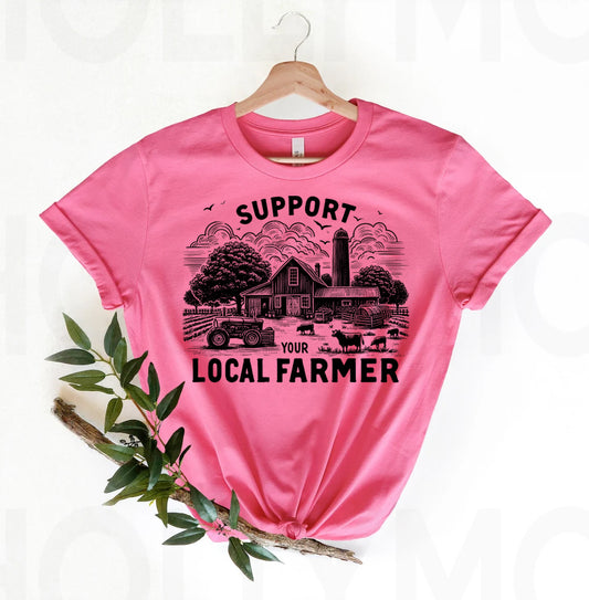 Support Your Local Farmer Graphic Tee