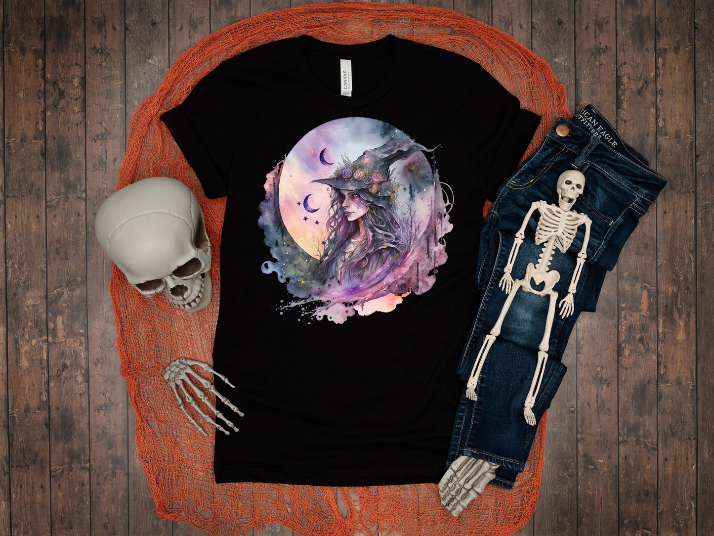 Pastel Witch Moon Graphic Tee