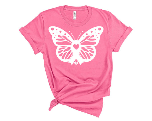 Ribbon Butterfly Graphic Tee