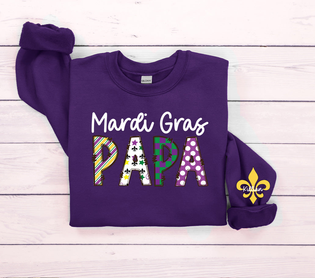 Mardi Gras Papa Graphic Tee Graphic Tee