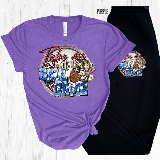 Take Me Out To The Ball Game Graphic Tee Graphic Tee