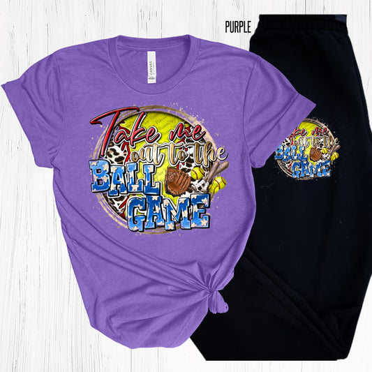 Take Me Out To The Ball Game Graphic Tee Graphic Tee