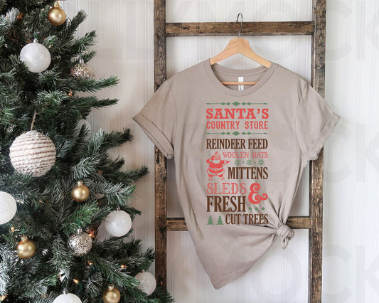 Santa's Country Store Graphic Tee