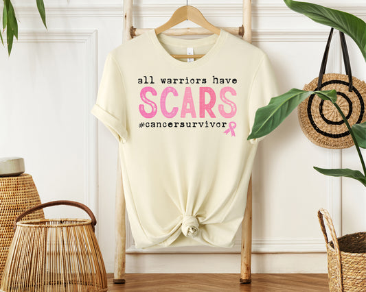 All Warriors Have Scars Graphic Tee