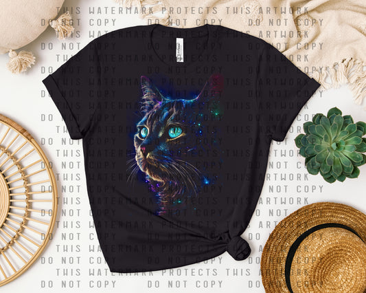 Dark World Cat Graphic Tee