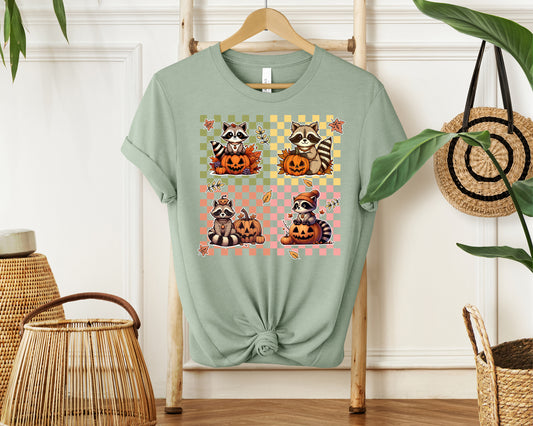 Fall Raccoons Graphic Tee