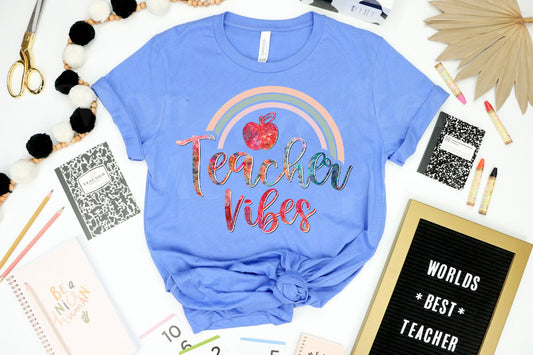 Teacher Vibes Graphic Tee