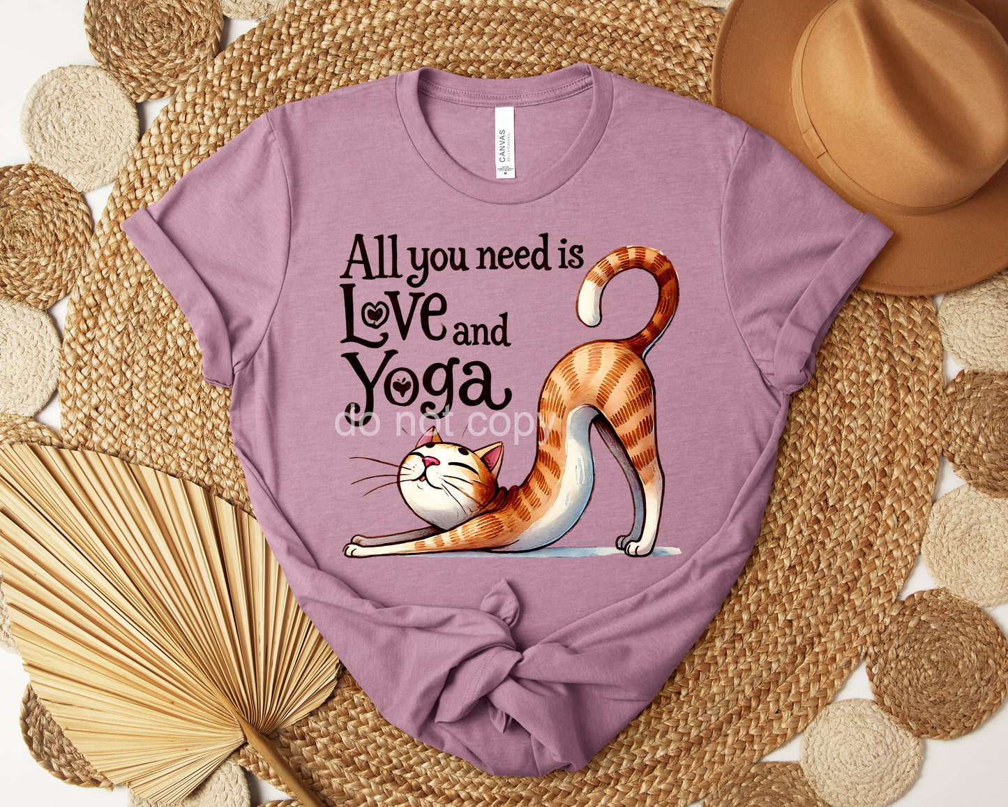 All You Need is Love and Yoga Graphic Tee