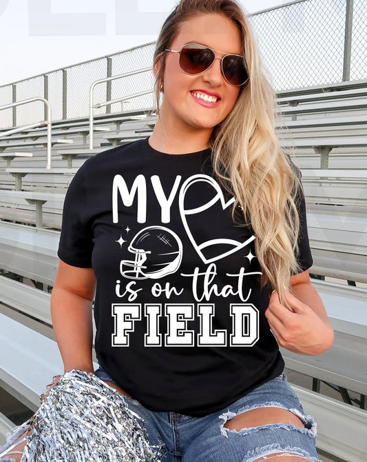 My Heart is on That Field Graphic Tee