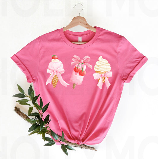 Coquette Ice Cream Graphic Tee