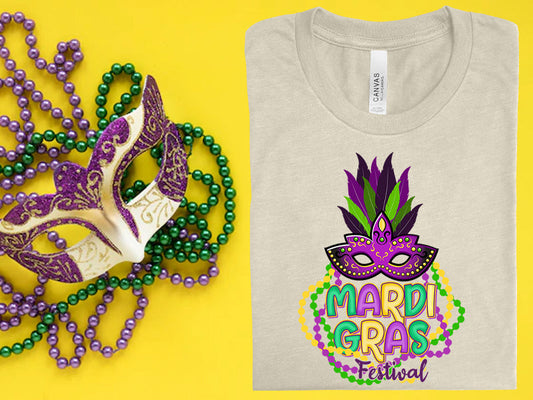 Mardi Gras Festival Graphic Tee Graphic Tee
