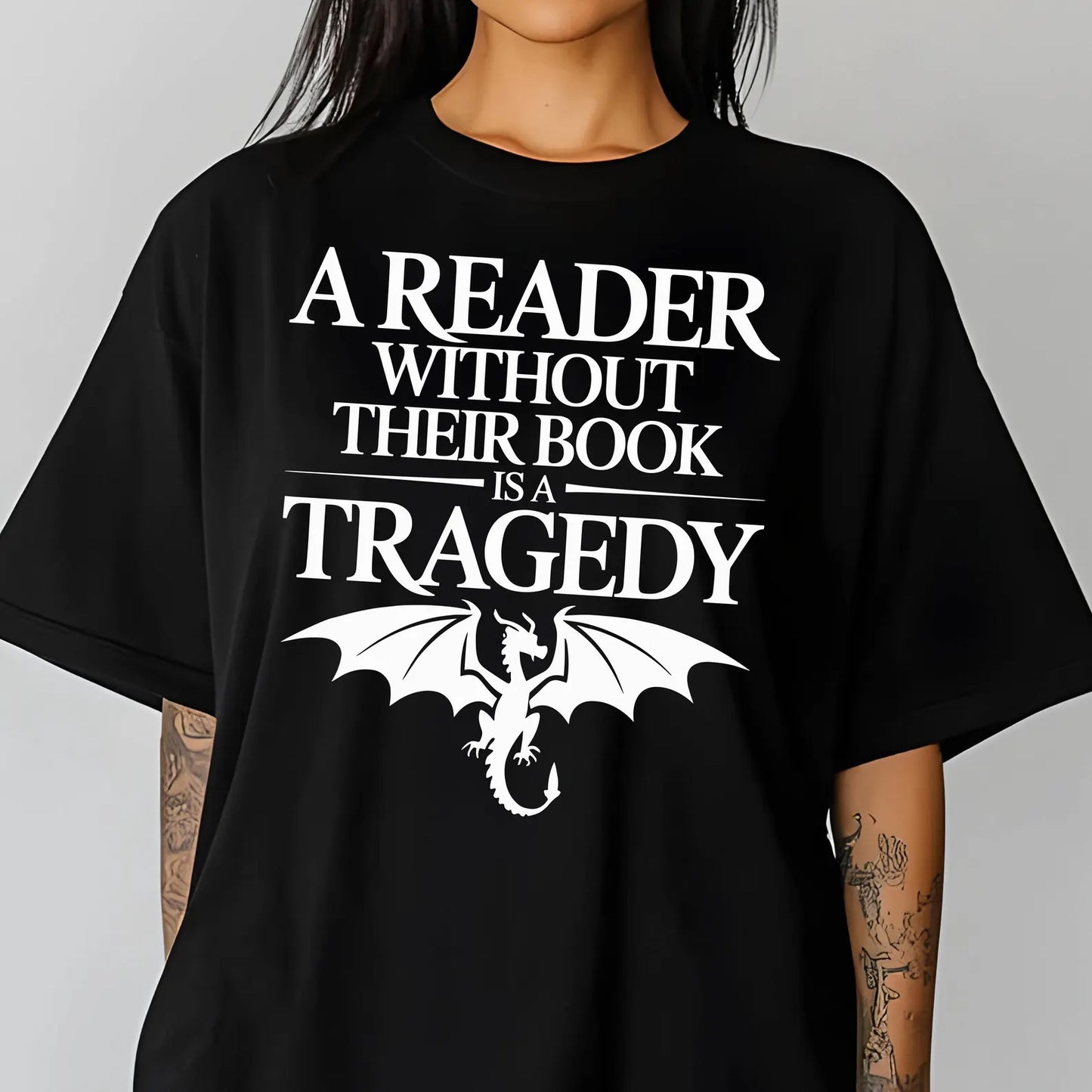 A Reader Without Their Book is a Tragedy Graphic Tee