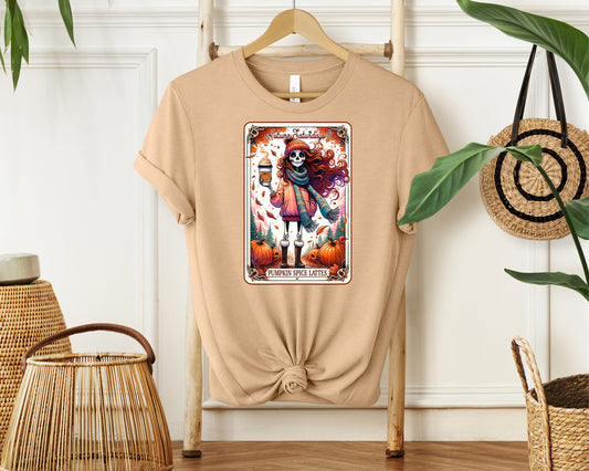 Pumpkin Spice Lattes Tarot Graphic Tee