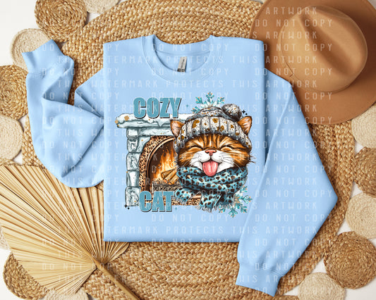 Cozy Cat Graphic Tee